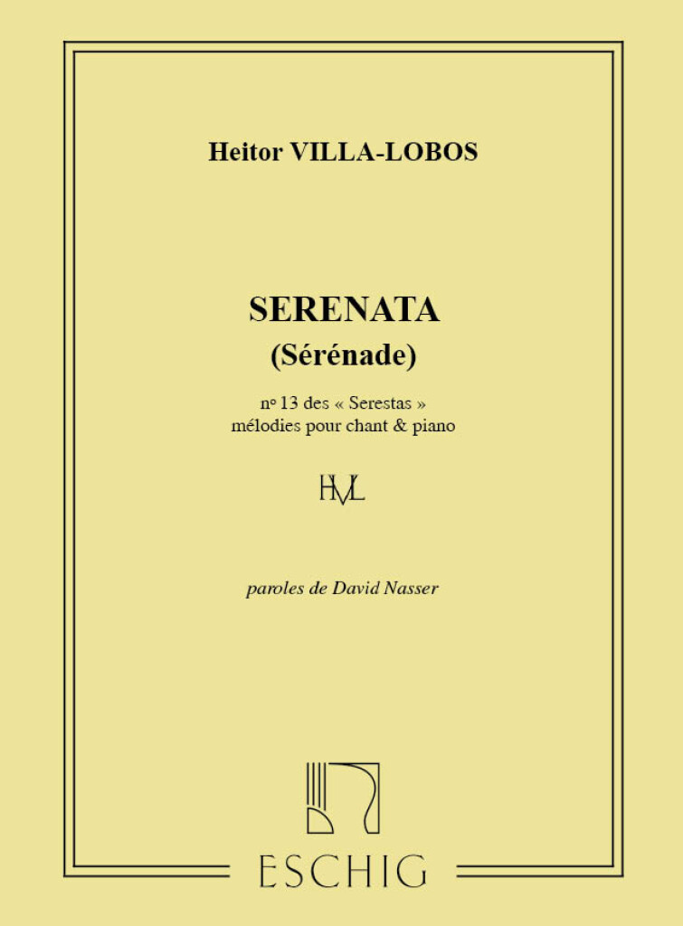 Villa-Lobos Serestas N 13 Cht-Piano